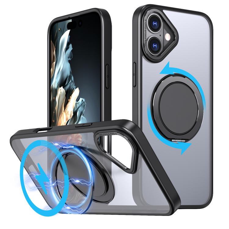360-degree Rotating MagSafe Magnetic Holder Phone Case, For iPhone 16
