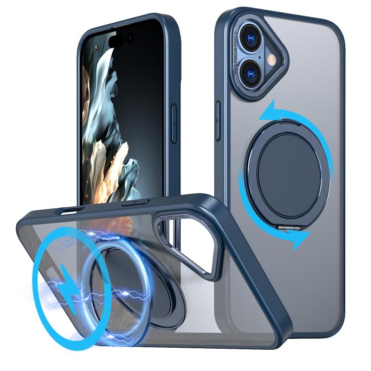 360-degree Rotating MagSafe Magnetic Holder Phone Case, For iPhone 17 Pro Max�����...