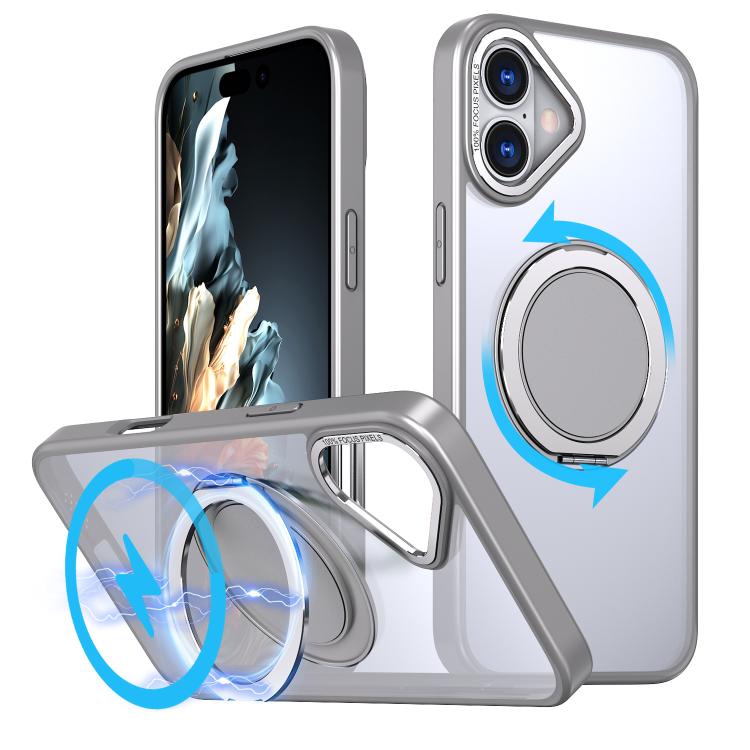 360-degree Rotating MagSafe Magnetic Holder Phone Case, For iPhone 17 Pro Max�����...