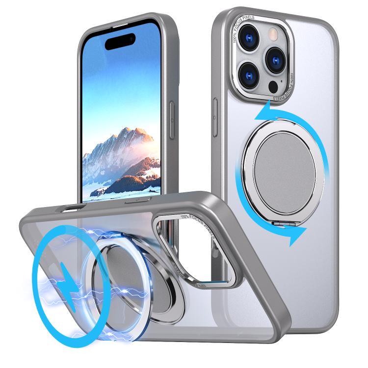 360-degree Rotating MagSafe Magnetic Holder Phone Case, For iPhone 17 Pro Max�����...