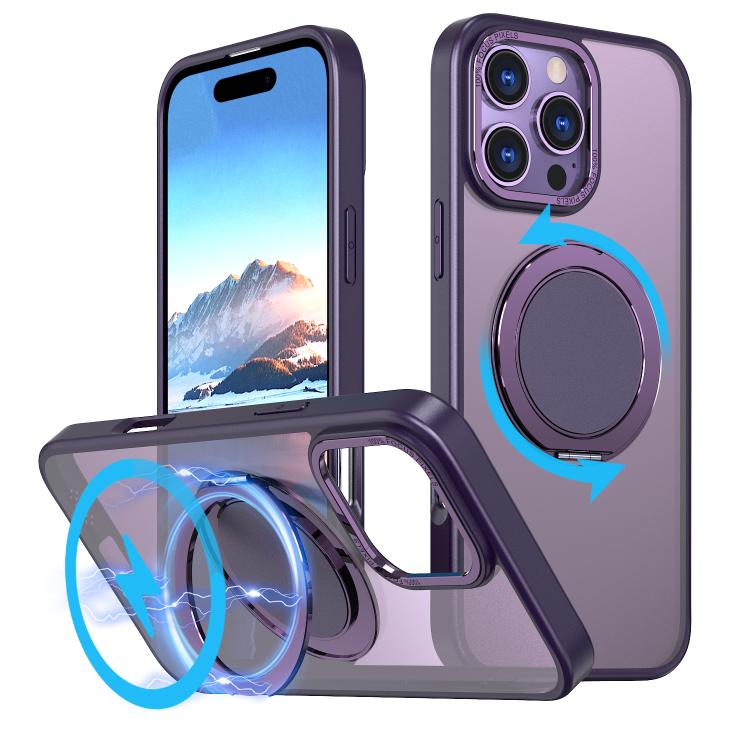 360-degree Rotating MagSafe Magnetic Holder Phone Case, For iPhone 17 Pro Max�����...