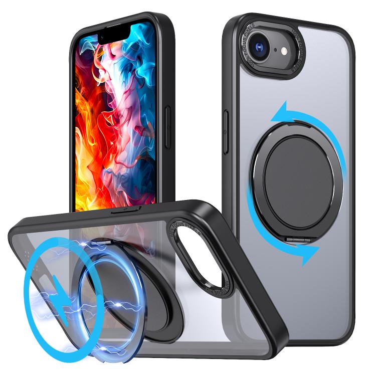 360-degree Rotating MagSafe Magnetic Holder Phone Case, For iPhone 17 Pro Max�����...