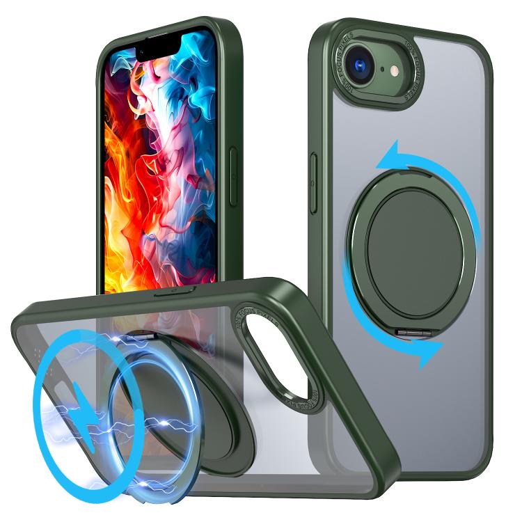 360-degree Rotating MagSafe Magnetic Holder Phone Case, For iPhone 17 Pro Max�����...