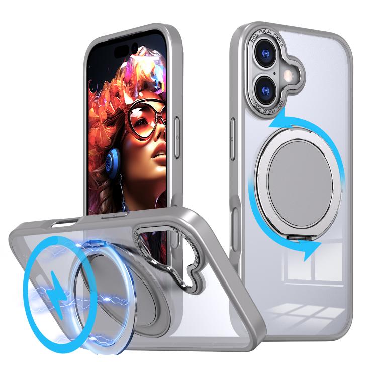 360-degree Rotating MagSafe Magnetic Holder Phone Case, For iPhone 17 Pro Max�����...