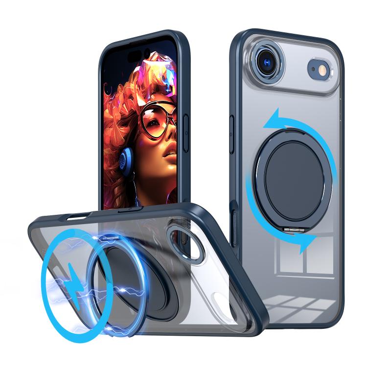 360-degree Rotating MagSafe Magnetic Holder Phone Case, For iPhone 17 Pro Max�����...