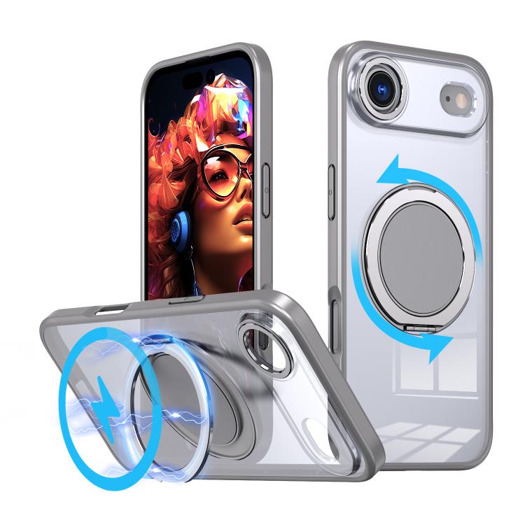 360-degree Rotating MagSafe Magnetic Holder Phone Case, For iPhone 17 Pro Max�����...