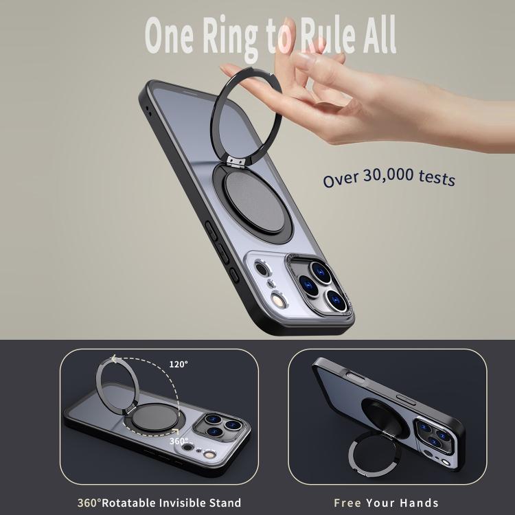360-degree Rotating MagSafe Magnetic Holder Phone Case, For iPhone 17 Pro Max�����...