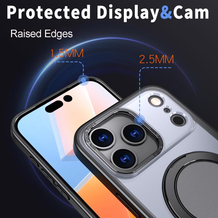 360-degree Rotating MagSafe Magnetic Holder Phone Case, For iPhone 17 Pro Max�����...