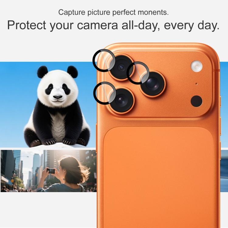 imak Glass Rear Camera Lens Film Phone Case Exclusive, Self-positioning Version, For iPhone 17 Pro / 17 Pro Max������...