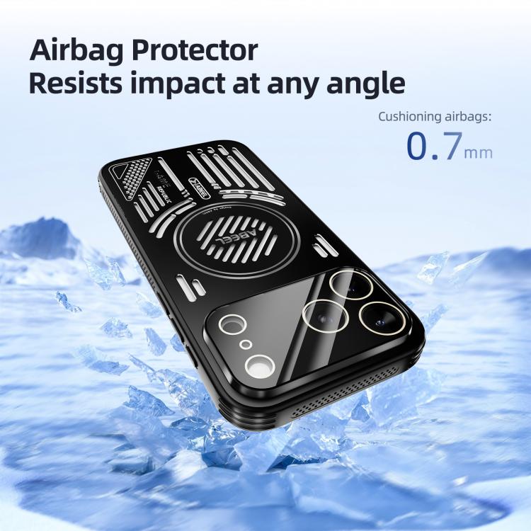 ABEEL Ice Fox Series Magsafe Heat Sink Cooling Phone Case, For iPhone 17 Pro Max��...