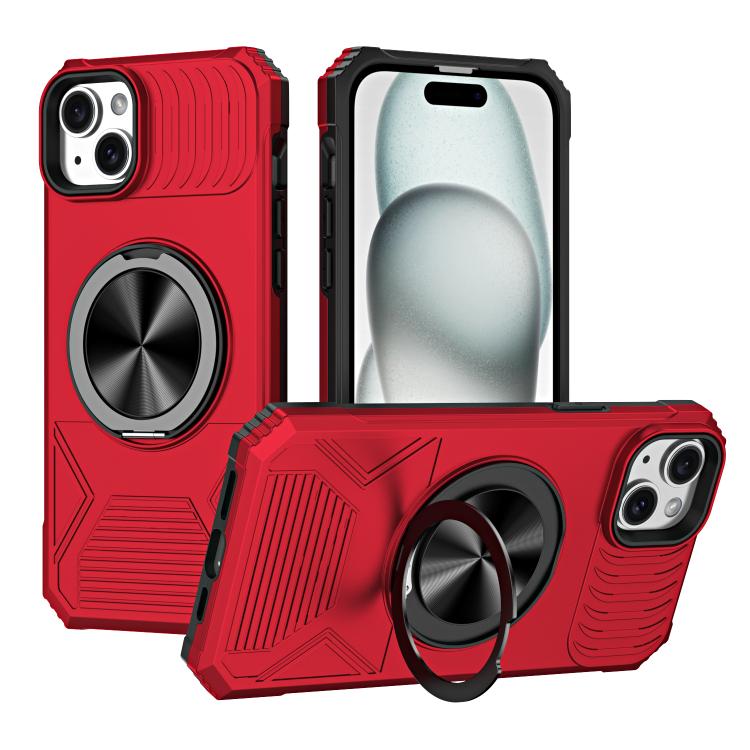 Alloy Rotating Holder MagSafe Shockproof Phone Case, For iPhone 14 Pro Max��������...