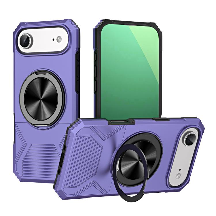 Alloy Rotating Holder MagSafe Shockproof Phone Case, For iPhone 17 Pro Max��������...