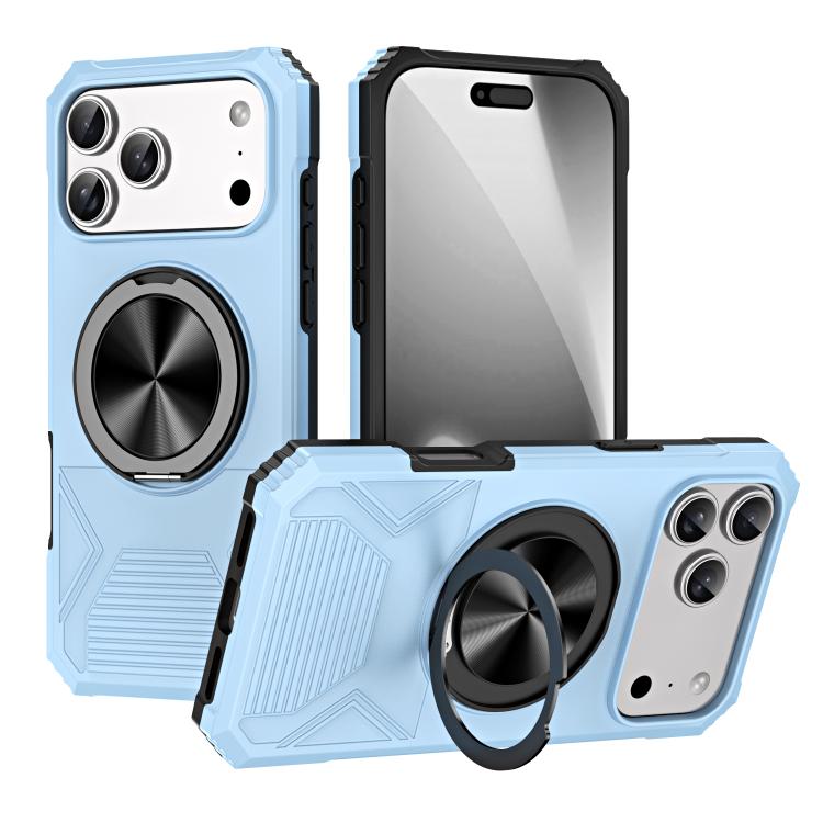 Alloy Rotating Holder MagSafe Shockproof Phone Case, For iPhone 17 Pro Max��������...