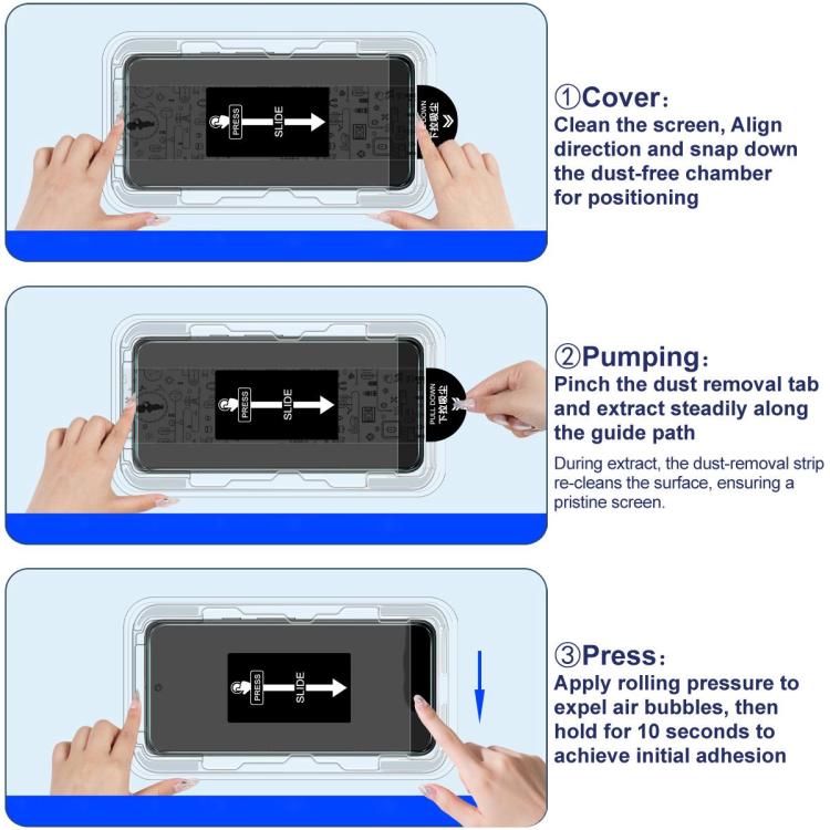 imak Dust-free Chamber Locator H Series Tempered Glass Film, For iPhone 17 Pro Max, For iPhone 17 Pro, For iPhone 17�...