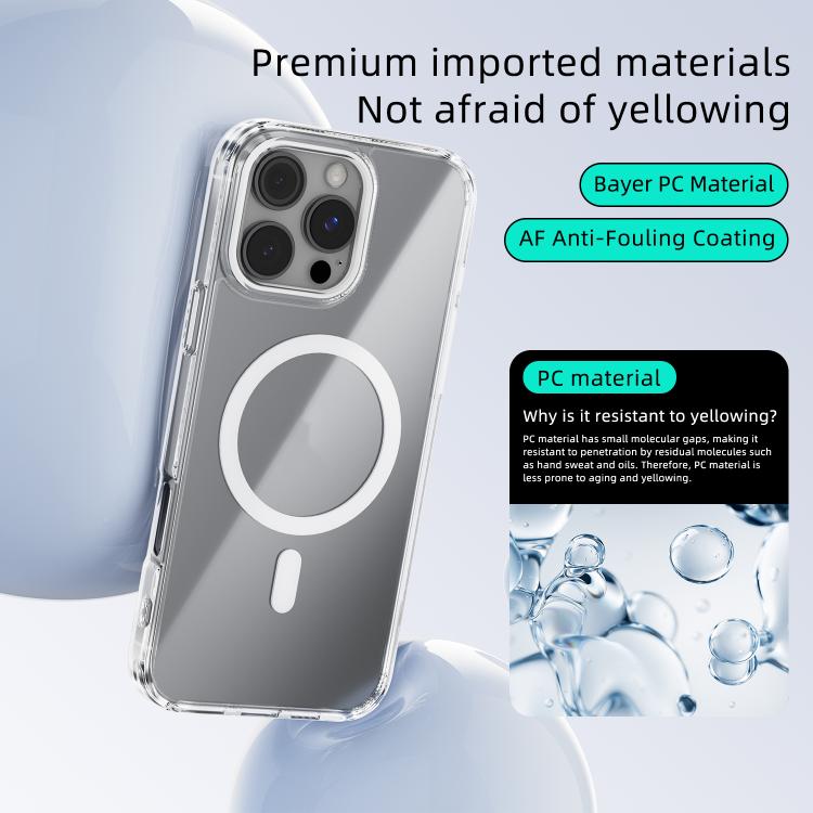 ABEEL MagSafe Magnetic Color Ring Anti-scratch Transparent Phone Case�������������...