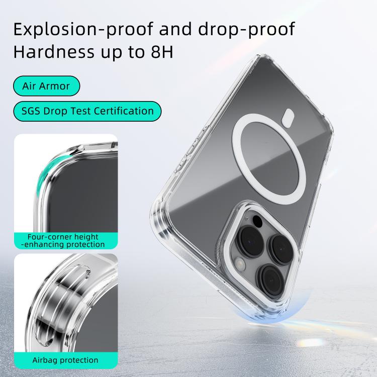 ABEEL MagSafe Magnetic Color Ring Anti-scratch Transparent Phone Case�������������...