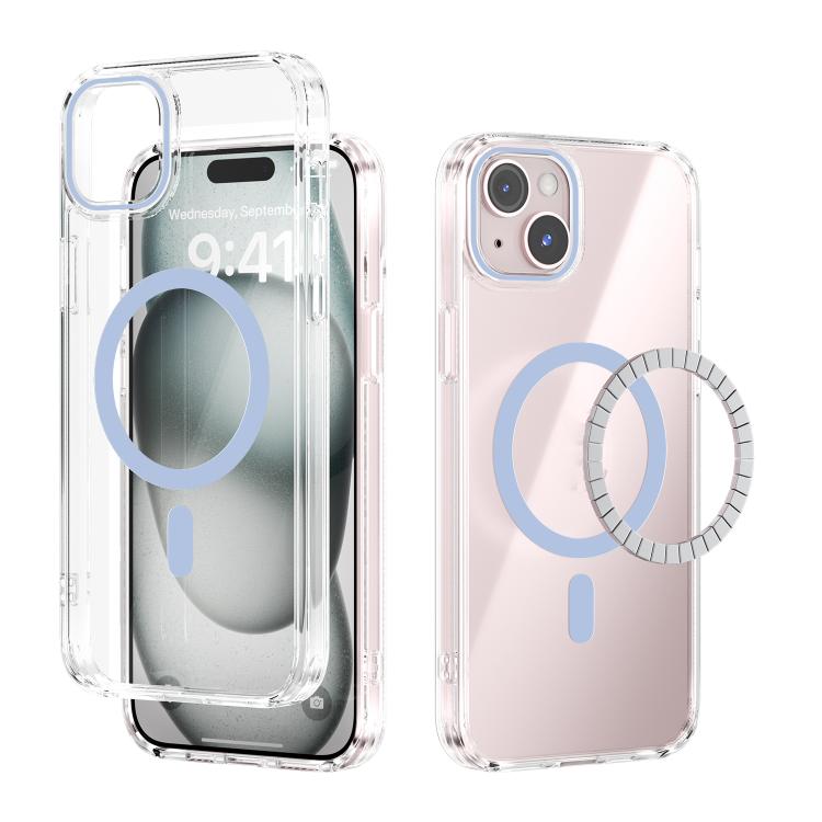 ABEEL MagSafe Magnetic Color Ring Anti-scratch Transparent Phone Case�������������...