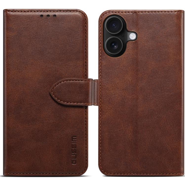 GUSSIM Magnetic Horizontal Flip Leather Phone Case, For iPhone 17 Pro Max, For iPhone 17 Pro, For iPhone 17����������...