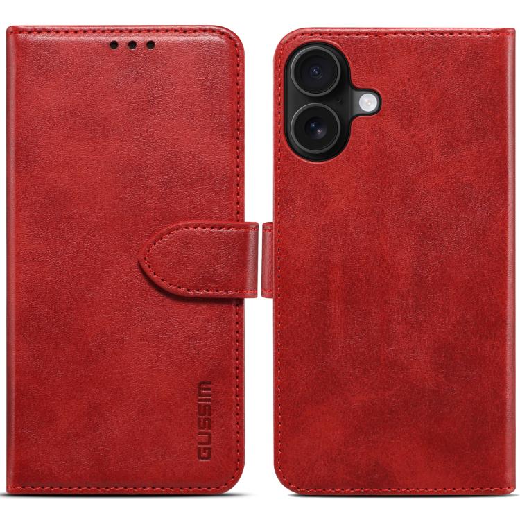 GUSSIM Magnetic Horizontal Flip Leather Phone Case, For iPhone 17 Pro Max, For iPhone 17 Pro, For iPhone 17����������...