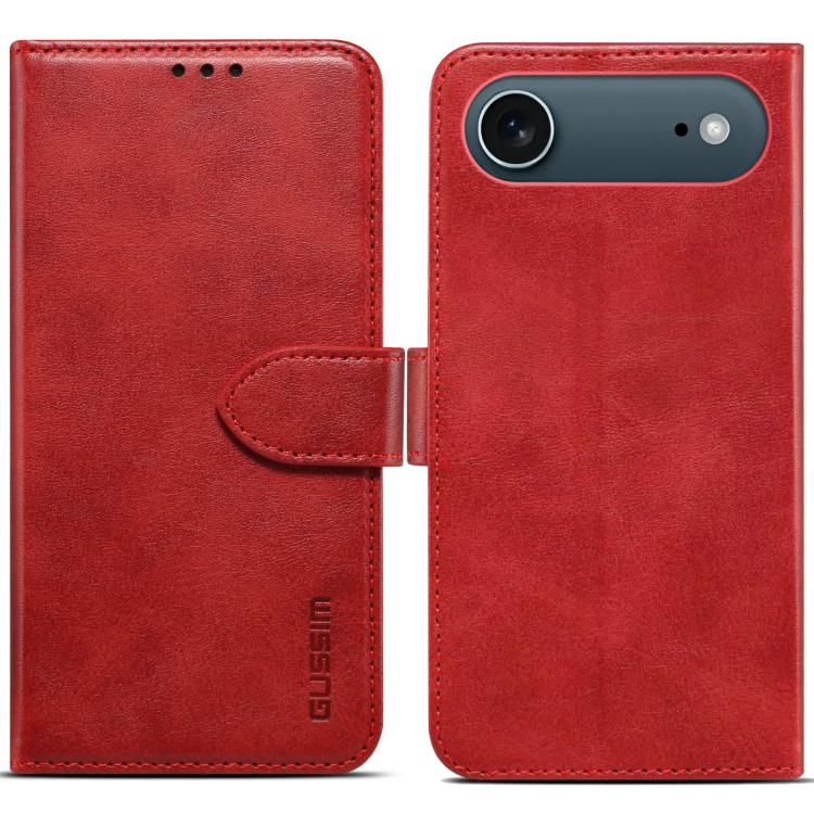 GUSSIM Magnetic Horizontal Flip Leather Phone Case, For iPhone 17 Pro Max, For iPhone 17 Pro, For iPhone 17����������...