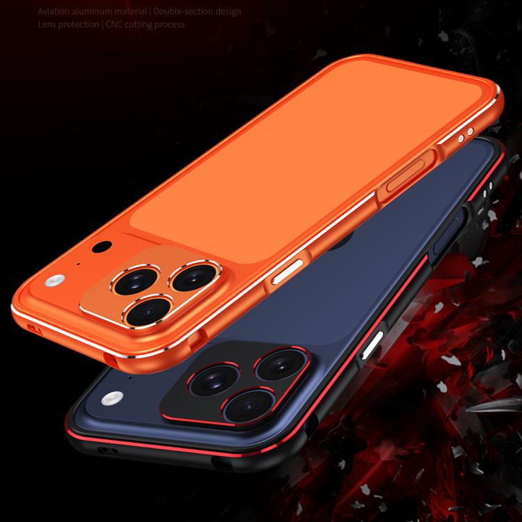 Aurora Series Lens Protector + Metal Frame Phone Case, For iPhone 17 Pro Max������...