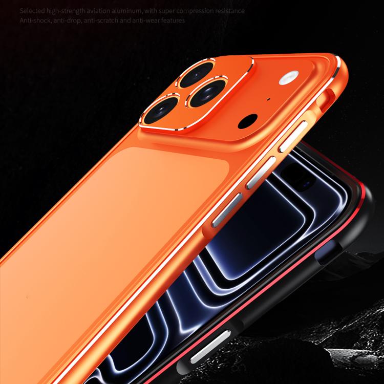 Aurora Series Lens Protector + Metal Frame Phone Case, For iPhone 17 Pro Max������...