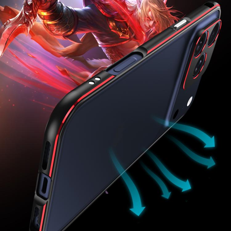 Aurora Series Lens Protector + Metal Frame Phone Case, For iPhone 17 Pro Max������...