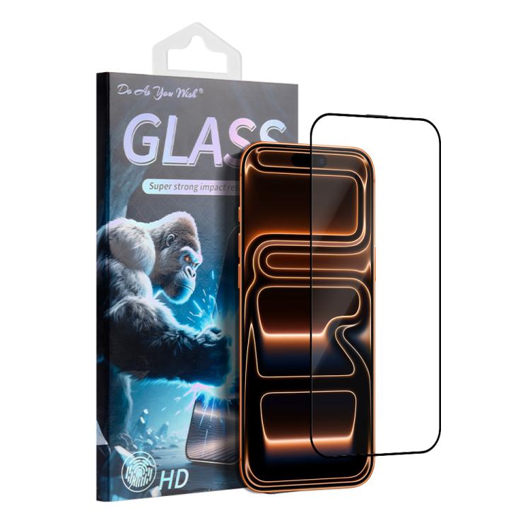 Do As You Wish Silk Screen Printed HD Tempered Glass Film, For iPhone 17 Pro Max, For iPhone 17 Pro, For iPhone 17���...