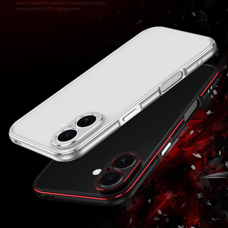 Aurora Series Lens Protector + Metal Frame Phone Case, For iPhone 17, For iPhone Air