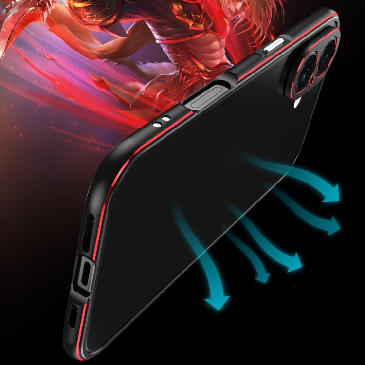 Aurora Series Lens Protector + Metal Frame Phone Case, For iPhone 17, For iPhone Air