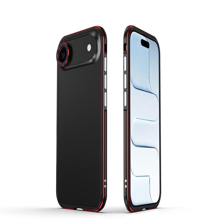 Aurora Series Lens Protector + Metal Frame Phone Case, For iPhone 17, For iPhone Air