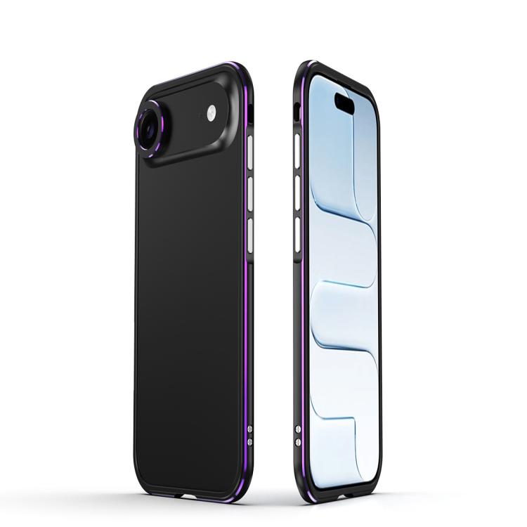 Aurora Series Lens Protector + Metal Frame Phone Case, For iPhone 17, For iPhone Air