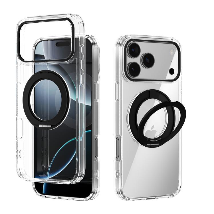 ABEEL MagSafe Q-LUCK Pivot Bracket Transparent Phone Case, For iPhone 17 Pro Max��...