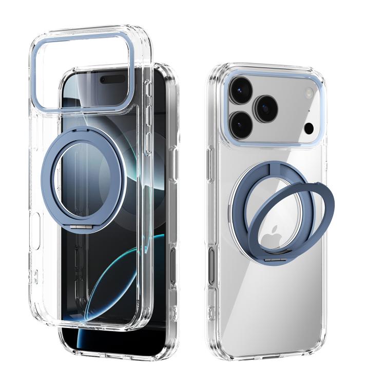 ABEEL MagSafe Q-LUCK Pivot Bracket Transparent Phone Case, For iPhone 17 Pro Max��...