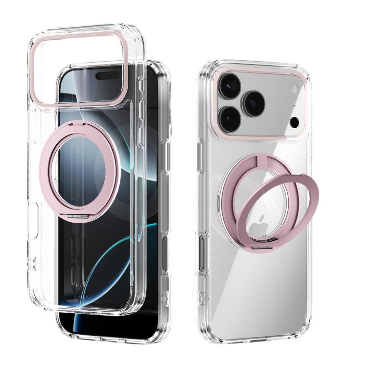 ABEEL MagSafe Q-LUCK Pivot Bracket Transparent Phone Case, For iPhone 17 Pro Max��...