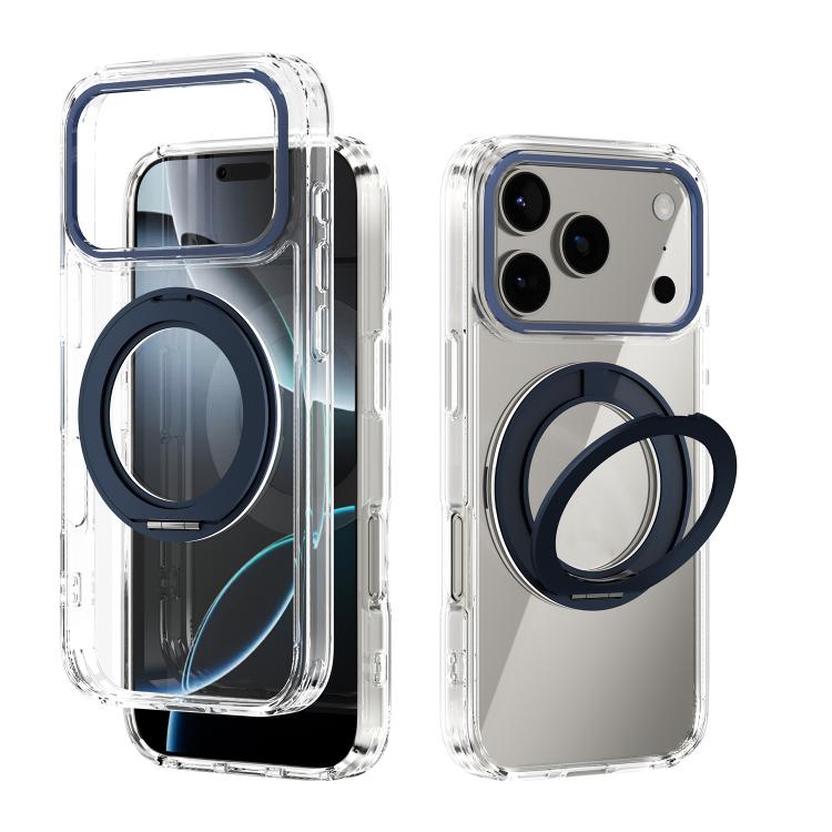 ABEEL MagSafe Q-LUCK Pivot Bracket Transparent Phone Case, For iPhone 17 Pro Max��...