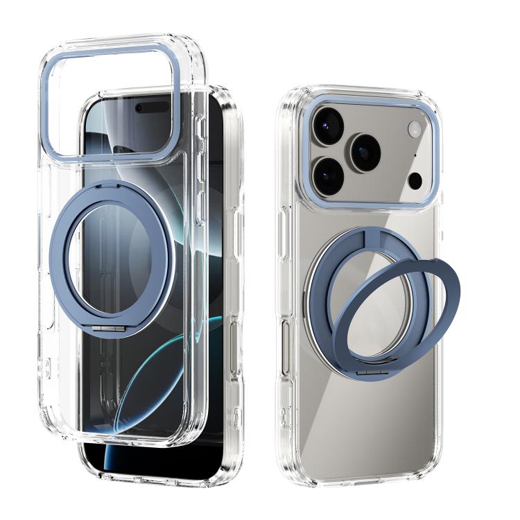 ABEEL MagSafe Q-LUCK Pivot Bracket Transparent Phone Case, For iPhone 17 Pro Max��...