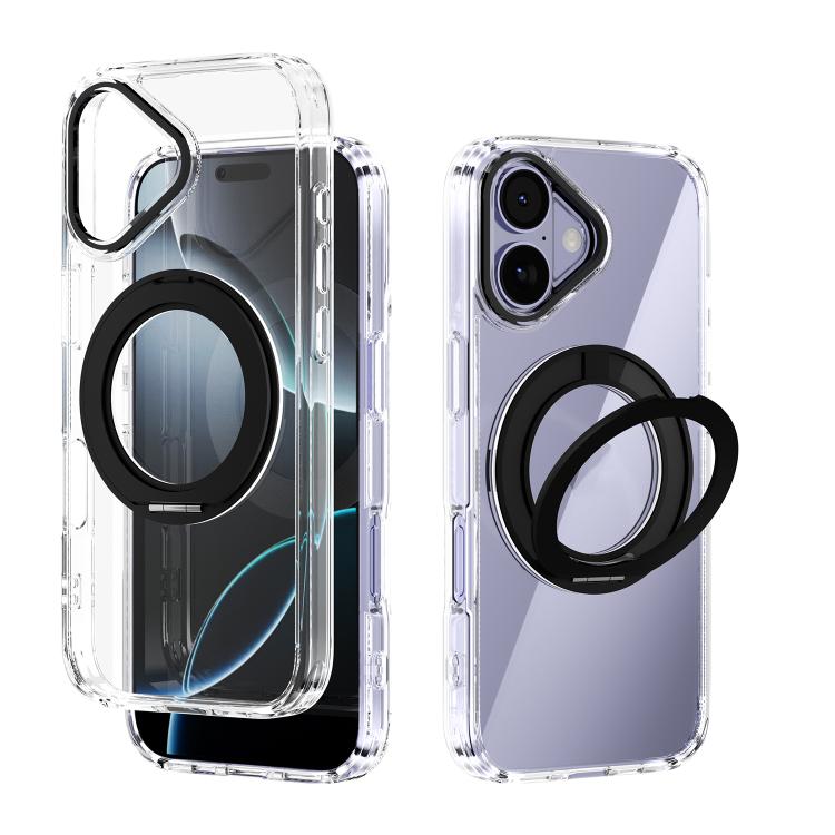 ABEEL MagSafe Q-LUCK Pivot Bracket Transparent Phone Case, For iPhone 17 Pro Max��...