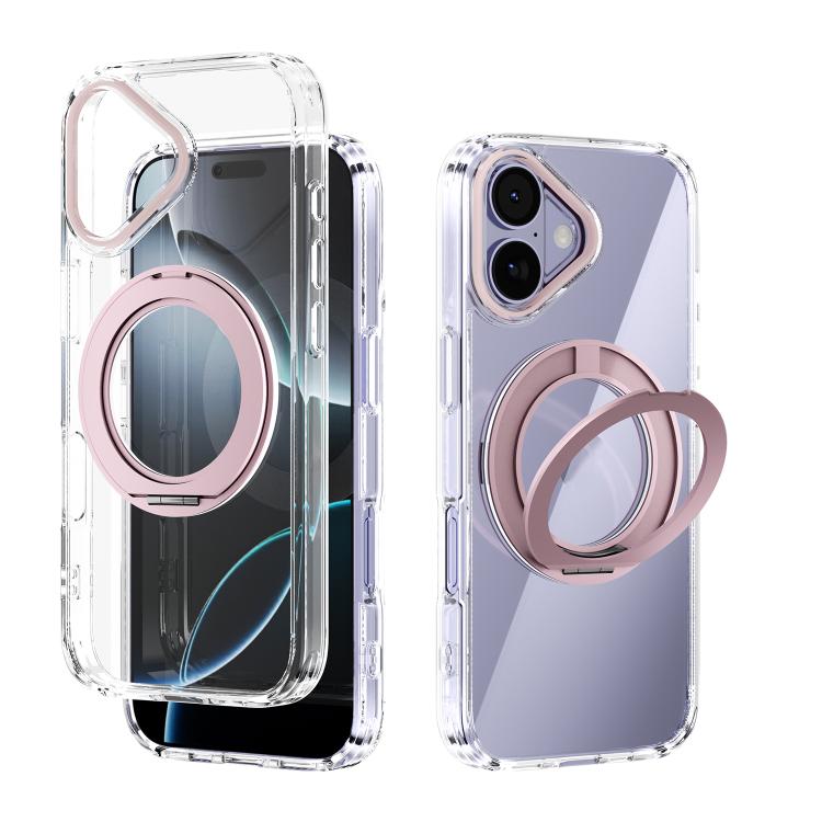 ABEEL MagSafe Q-LUCK Pivot Bracket Transparent Phone Case, For iPhone 17 Pro Max��...