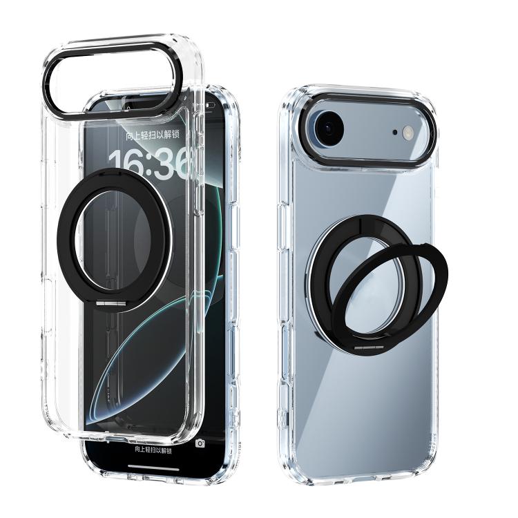 ABEEL MagSafe Q-LUCK Pivot Bracket Transparent Phone Case, For iPhone 17 Pro Max��...