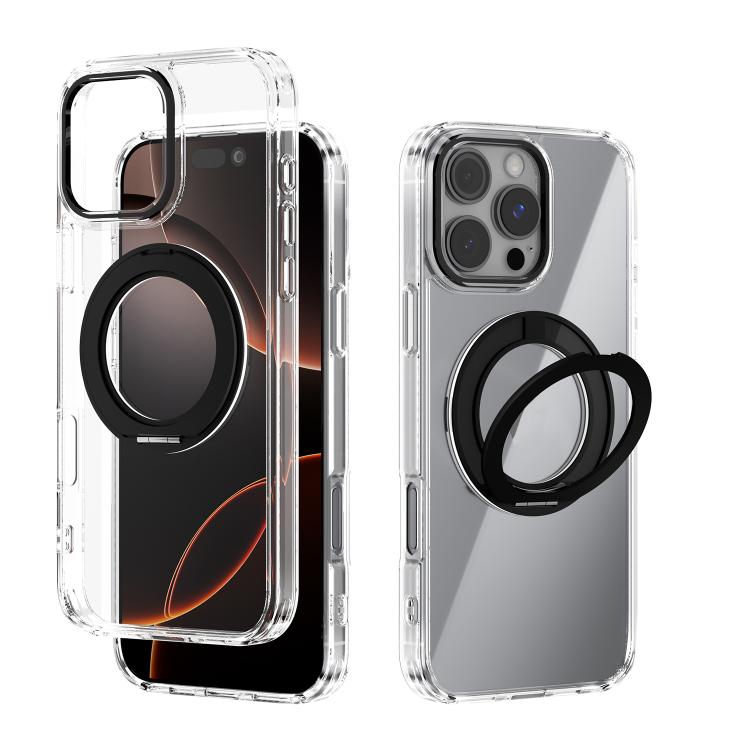 ABEEL MagSafe Q-LUCK Pivot Bracket Transparent Phone Case, For iPhone 17 Pro Max��...