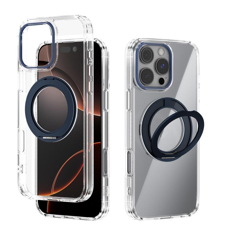 ABEEL MagSafe Q-LUCK Pivot Bracket Transparent Phone Case, For iPhone 17 Pro Max��...