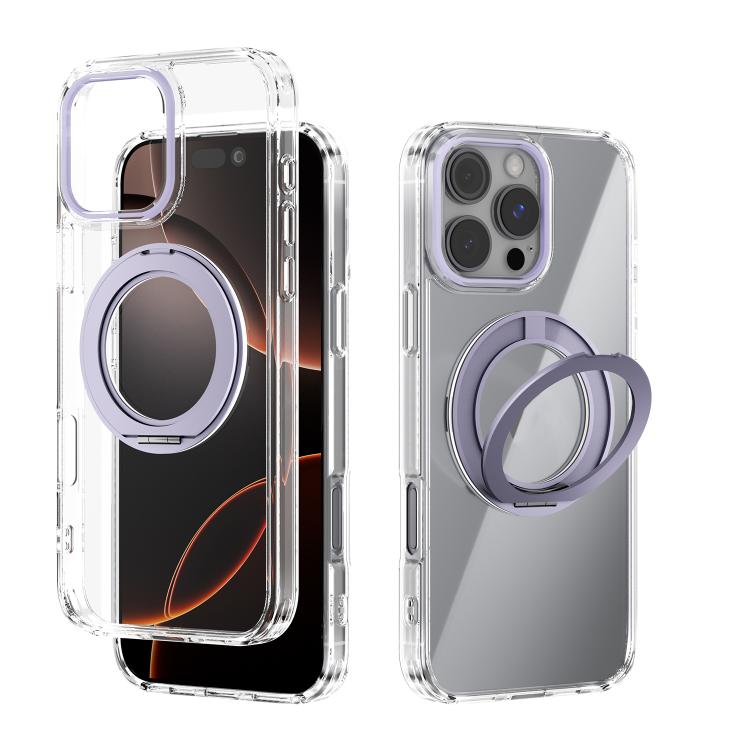 ABEEL MagSafe Q-LUCK Pivot Bracket Transparent Phone Case, For iPhone 17 Pro Max��...