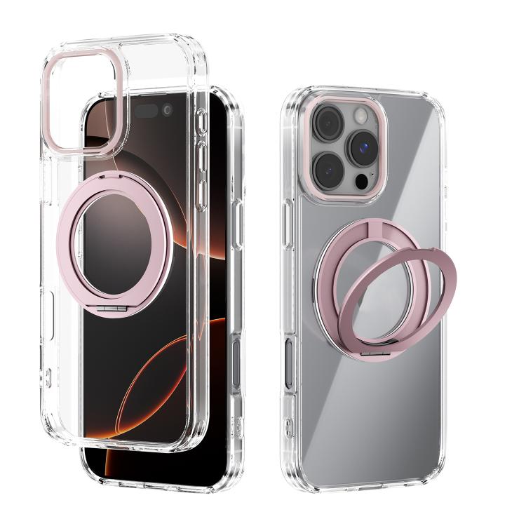 ABEEL MagSafe Q-LUCK Pivot Bracket Transparent Phone Case, For iPhone 17 Pro Max��...