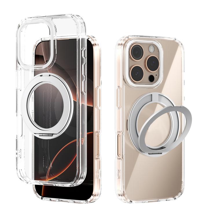 ABEEL MagSafe Q-LUCK Pivot Bracket Transparent Phone Case, For iPhone 17 Pro Max��...