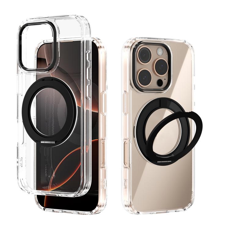 ABEEL MagSafe Q-LUCK Pivot Bracket Transparent Phone Case, For iPhone 17 Pro Max��...