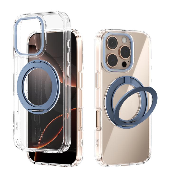 ABEEL MagSafe Q-LUCK Pivot Bracket Transparent Phone Case, For iPhone 17 Pro Max��...