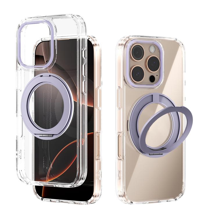 ABEEL MagSafe Q-LUCK Pivot Bracket Transparent Phone Case, For iPhone 17 Pro Max��...