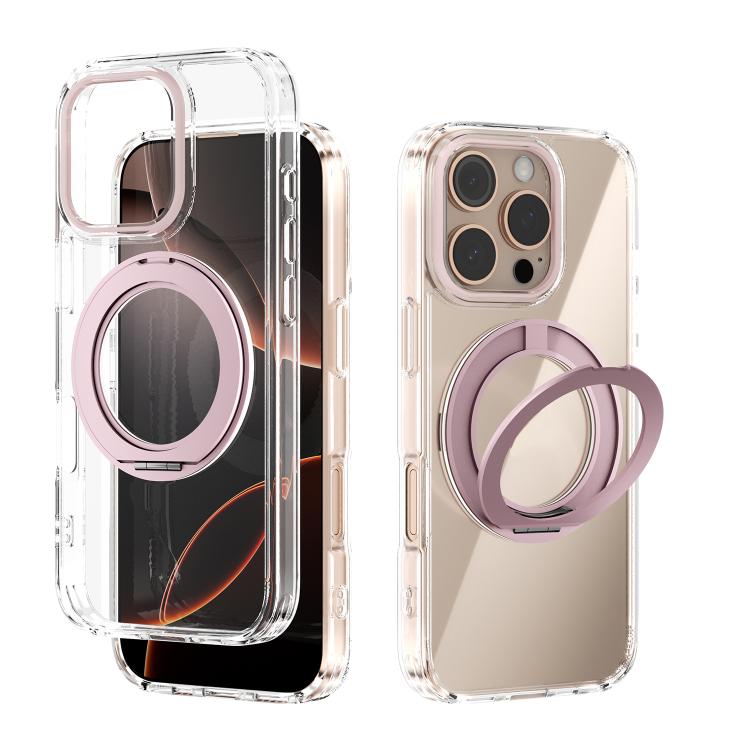 ABEEL MagSafe Q-LUCK Pivot Bracket Transparent Phone Case, For iPhone 17 Pro Max��...