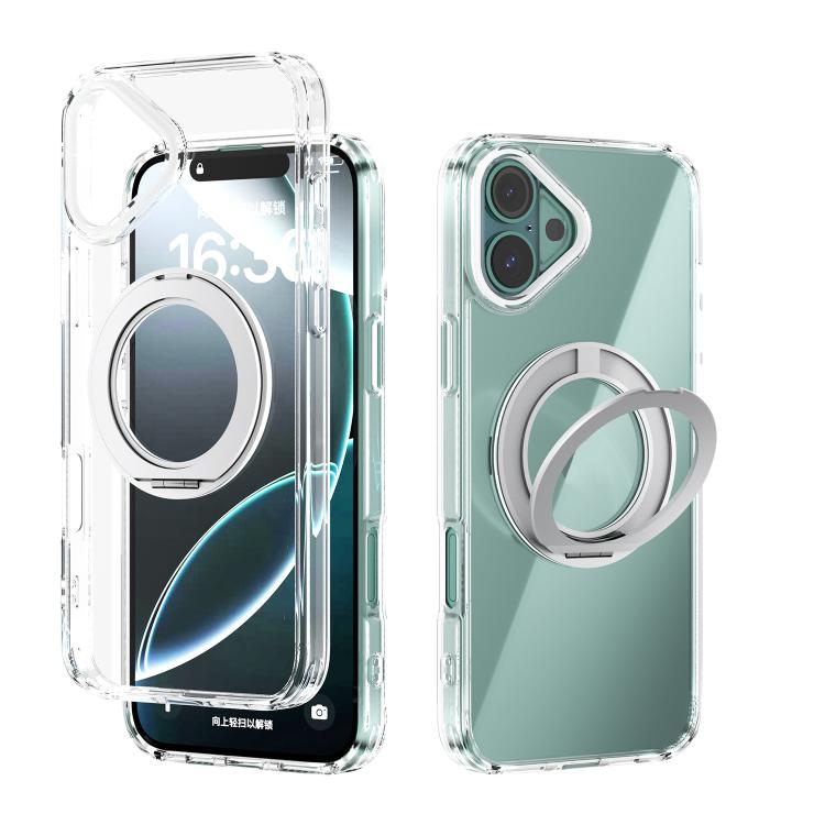 ABEEL MagSafe Q-LUCK Pivot Bracket Transparent Phone Case, For iPhone 17 Pro Max��...